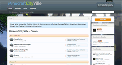 Desktop Screenshot of forum.minecraftcityville.de