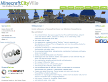 Tablet Screenshot of minecraftcityville.de